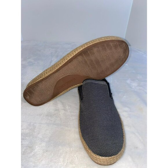Ben Sherman Men's Slip-On Loafer Espadrilles Size 12 Black & Grey Canvas Comfort - Picture 4 of 6
